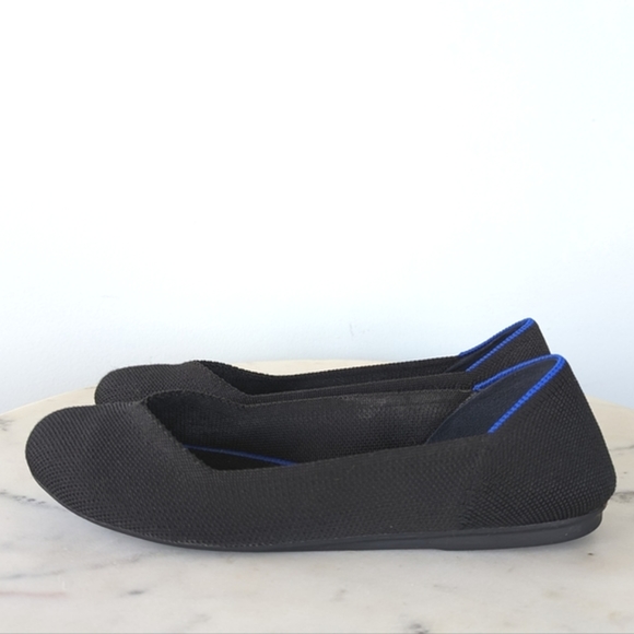 Rothy's Classic Black Round Toe Knit Flats - Picture 8 of 11